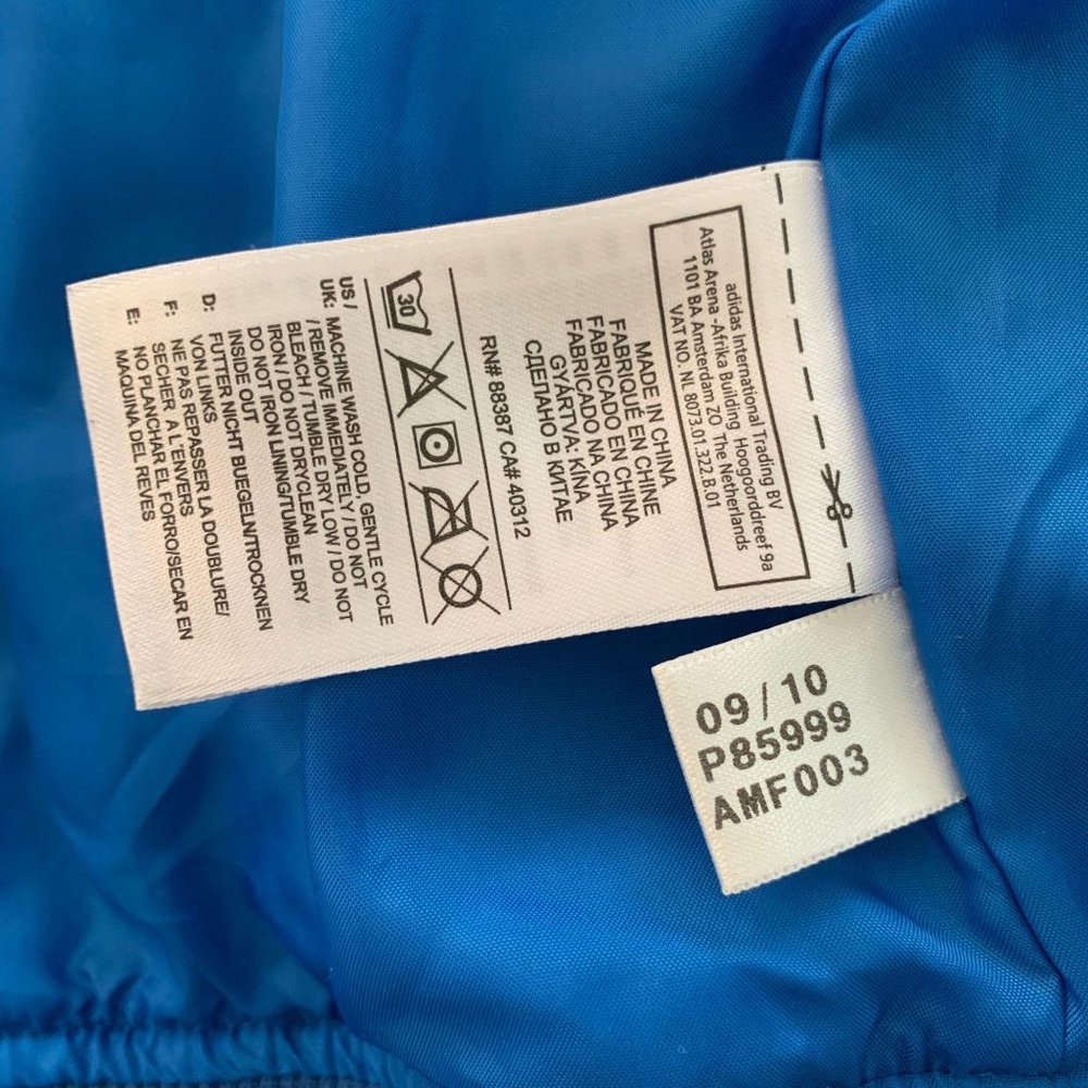 Adidas David Beckham Quilted Full Zip Hooded - Picture 11 of 13